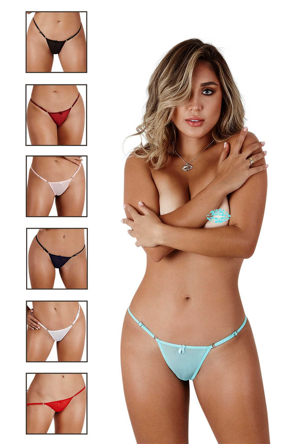 Graduated Brazilian Thong Package Pack X 7